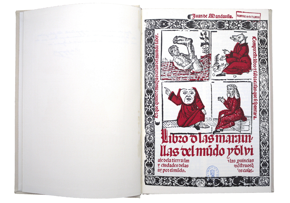 Libro maravillas mundo-Mandeville-Incunabula & Ancient Books-facsimile book-Vicent García Editores-0 Opened